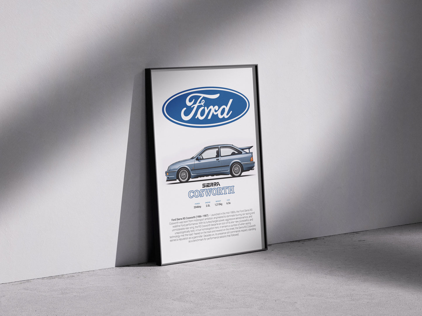 Ford Sierra RS Cosworth Poster