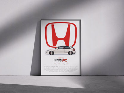 Honda Civic EK9 Type R Poster